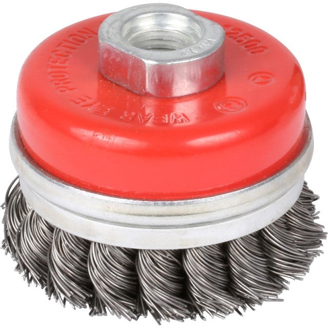 SHOWA Stainless Steel Twisted Cup Brush
