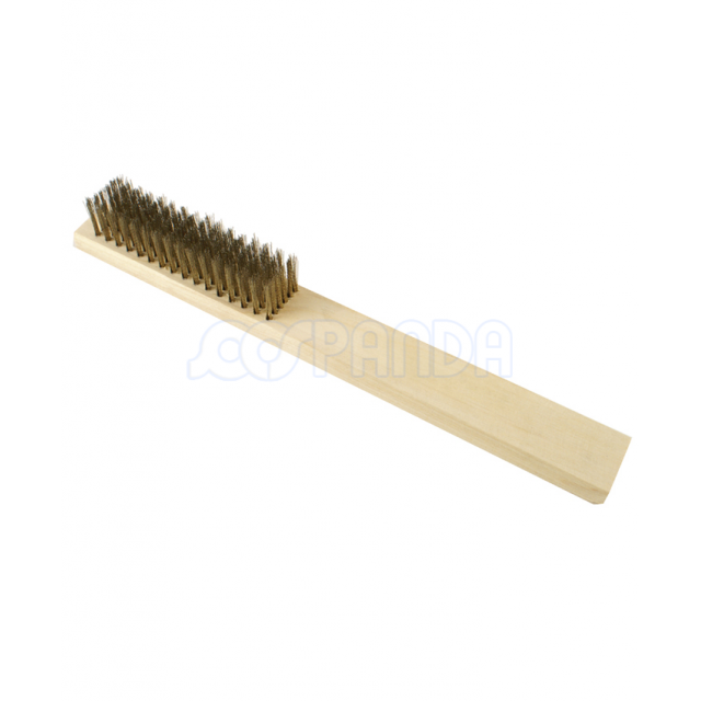 SHOWA Brass Brush w/Wooden Handle