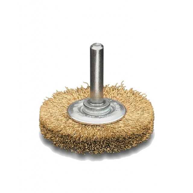 SHOWA Stem End Wheel Brush w/Shank 1/4"