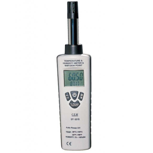 CEM Temperature and Humidity Meter