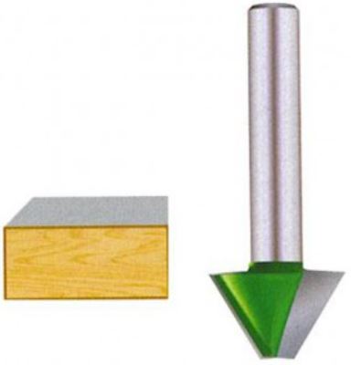 EZ CUT Bevel Trimming Bit 30° Degree 1/4" Shank