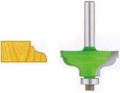 EZ Cut Classical Roman Ogee Bits with Bearing 1/2" Shank