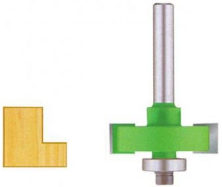 EZ Cut Rabbeting Bits with Bearing 1/2" Shank