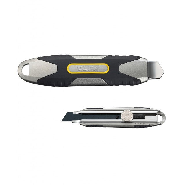 OLFA 18mm Die-Cast Aluminum Handle Ratchet Knife MXP-L