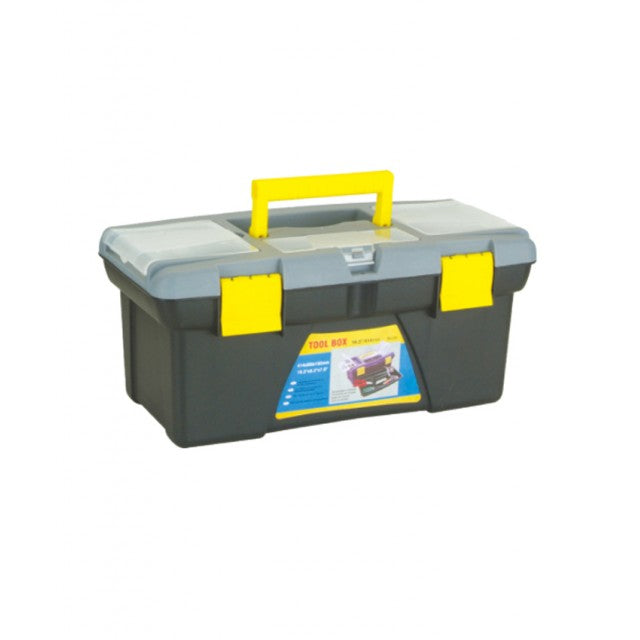 SHOWA Plastic Tool Box w/Tray Plastic Latches