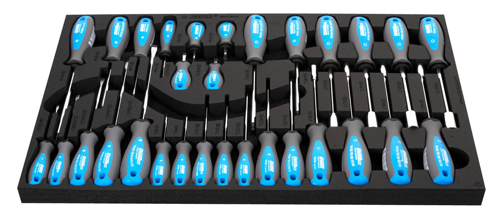 UNIOR Set of Screwdriver in SOS Tray 964/33SOS