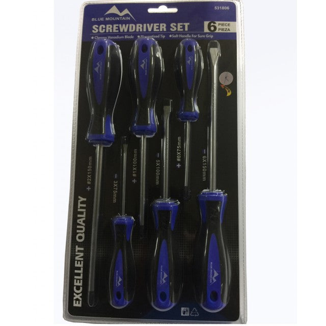 Blue Mountain Screwdriver Set – Panda Construction Supply Inc.