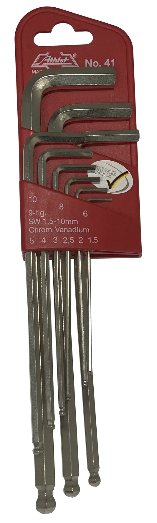 Athlet Ballpoint Hexagon Key Wrench Set