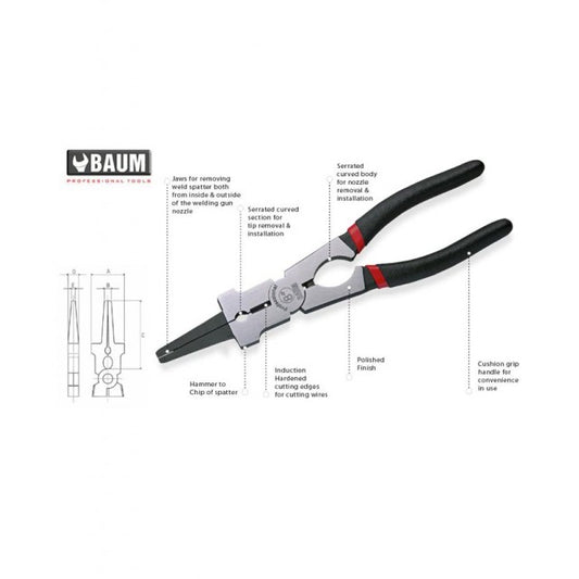 Baum Mig Welding Pliers 200mm