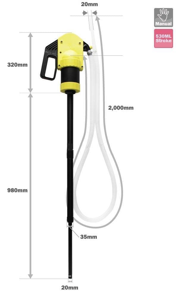 DUKSHIN Lever Drum Pump DLP-530