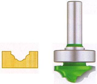 EZ Cut Classical Plunge Pattern Bits II with Bearing 1/4" Shank