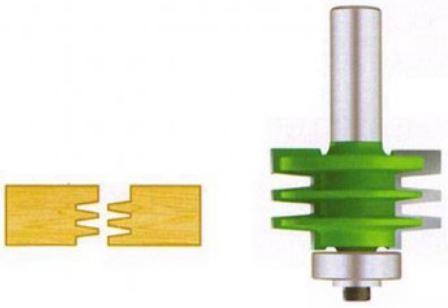 EZ Cut Finger Joint Bit 1/2" Shank