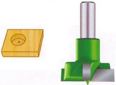 EZ Cut Forstner BIt 10mm Shank