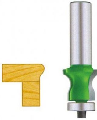 EZ Cut No-Drip Edge Bit with Bearing 1/2" Shank