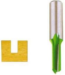 EZ Cut Shear Cut Straight Bit 2 Flute x 1/2" Shank