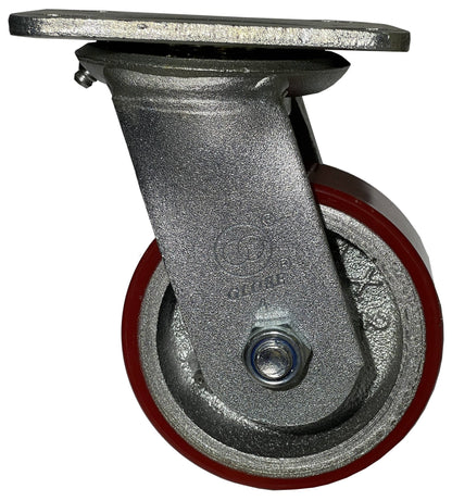 GLOBE PU + Cast Iron Caster