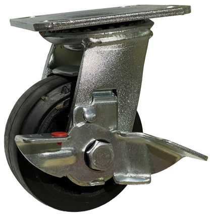 GLOBE Rubber + Cast Iron Caster