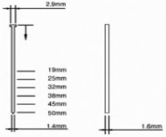 JITOOL Pneumatic Brad Nailer 1850A