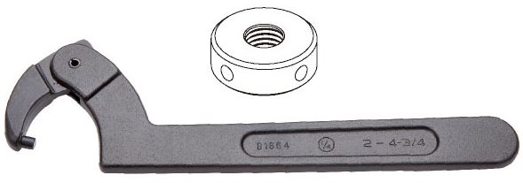 LOTA Flexible Hook Wrench Pin Type