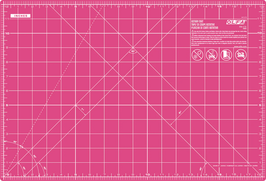 OLFA Double-Sided, Self-Healing Rotary Mat, Pink RM-IC/PIK