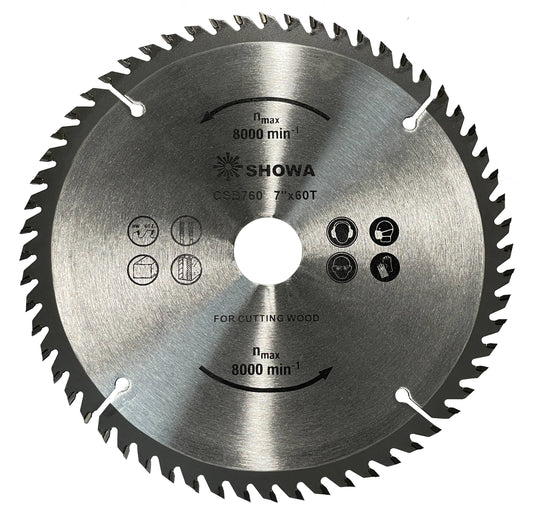 SHOWA Carbide Tipped Circular Saw For Wood 1" Bore