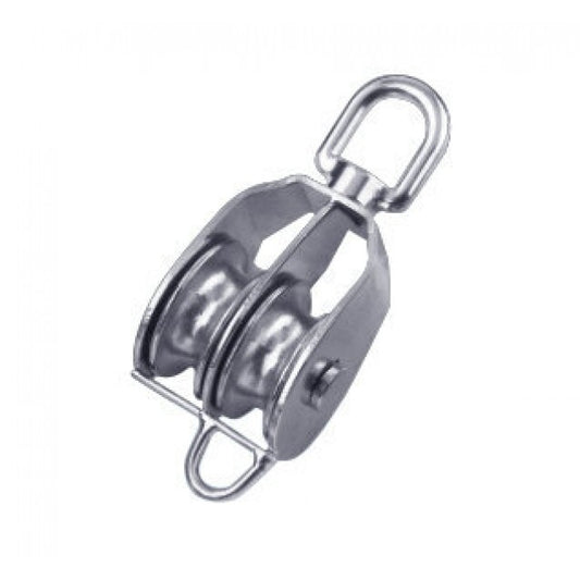 Vinox S/S 304 Mame Swivel Block S/S Casting Sheave w/Eye End