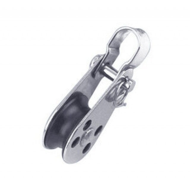 Vinox S/S 304 Pulley Block Bracket & Pin Rivet Nylon Sheave