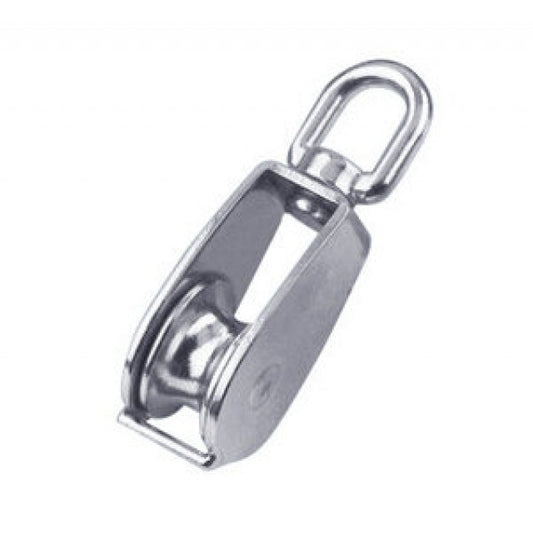 Vinox S/S 304 Mame Swivel Block S/S Casting Sheave w/Eye End